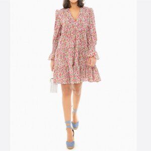 Pomander Place Tuckernuck Kenzo Dress Ditzy Floral Tiered Small